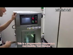 তাপমাত্রা স্থিতিশীলতার সাথে স্টেইনলেস স্টিল এনভায়রনমেন্টাল টেস্ট চেম্বার±0.5℃; ±2.5% RH