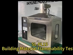 EN 11925-2 টাচ স্ক্রিন কন্ট্রোল সহ বিল্ডিং উপাদান জ্বলনযোগ্যতা পরীক্ষক