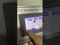 চশমা ফ্রেম পরীক্ষক পিএলসি কন্ট্রোল হিঞ্জ চক্র পরীক্ষক মার্কিন ভোল্টেজ গতি 0-120 বার / মিনিট