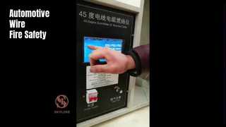 স্বয়ংচালিত তারের জ্বলনযোগ্যতা পরীক্ষক ISO 6722