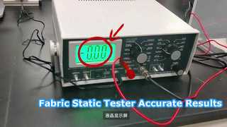 ফ্যাব্রিক স্ট্যাটিক টেস্টার EN 1149 EN 1149-2 AATCC 76