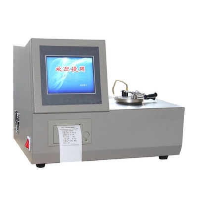 ASTM D3828 তেল বিশ্লেষণ পরীক্ষার সরঞ্জাম কম টেম্প 8in স্ক্রীন ক্লোজড কাপ ফ্ল্যাশ পয়েন্ট টেস্টার