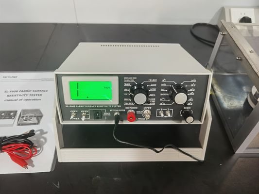 কেনা EN 1149-1/ EN 1149-2/ AATCC 76/ BS 6524 সম্মতিতে DC100V পরিমাপ ভোল্টেজ এবং 2 × 1014Ω প্রতিরোধের পরিমাপের সাথে টেক্সটাইল ফ্যাব্রিক পৃষ্ঠ প্রতিরোধ পরীক্ষক অনলাইনে উৎপাদন