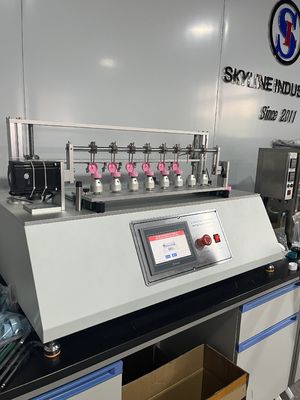 কেনা 8 টি পরীক্ষার স্টেশন সহ ক্যাপ হিঞ্জ স্থায়িত্ব এবং LOF পরীক্ষক অনলাইনে উৎপাদন