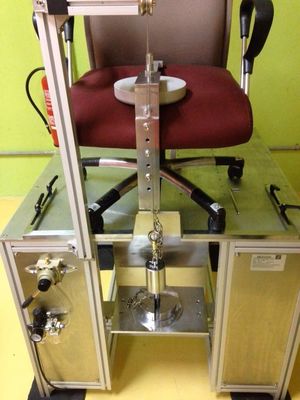 ভালো দাম বিআইএফএমএ X5.1 আসবাবপত্র পরীক্ষার সরঞ্জাম অফিস চেয়ার আসন ফরোয়ার্ড স্থিতিশীলতা টেস্ট চেম্বার অনলাইন