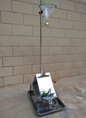 ভালো দাম AATCC42 610mm শঙ্কু উচ্চতা 335x285x1080mm সঙ্গে ফ্যাব্রিক প্রভাব অনুপ্রবেশ পরীক্ষক অনলাইন