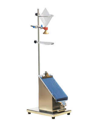 ভালো দাম AATCC42 610mm শঙ্কু উচ্চতা 335x285x1080mm সঙ্গে ফ্যাব্রিক প্রভাব অনুপ্রবেশ পরীক্ষক অনলাইন