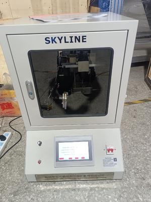 ISO 340 AS1334.10 কনভেয়ার বেল্ট উল্লম্ব বার্নিং টেস্টার, ১০.৫মিমি বানসেন বার্নার এবং ০°~৪৫° ফ্ল্যামেবিলিটি পরীক্ষার জন্য সমন্বিত ঘূর্ণন সহ