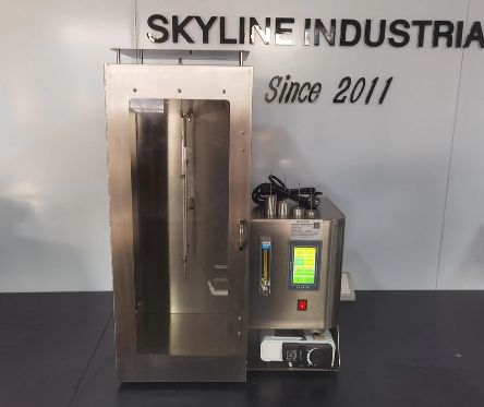 ভালো দাম 16CFR1615/1616 সম্মতি সহ শিখা প্রতিরোধক টেক্সটাইলের জন্য উল্লম্ব দহন পরীক্ষক, 40±2মিমি শিখা উচ্চতা এবং 12 সেকেন্ড পোড়ার সময় অনলাইন