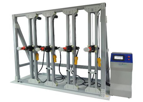 ভালো দাম ISO8124-4 পিএলসি + আলু উপাদান পরীক্ষা ফ্রেম সঙ্গে টাচ স্ক্রিন অনুভূমিক থ্রাস্ট পরীক্ষক অনলাইন