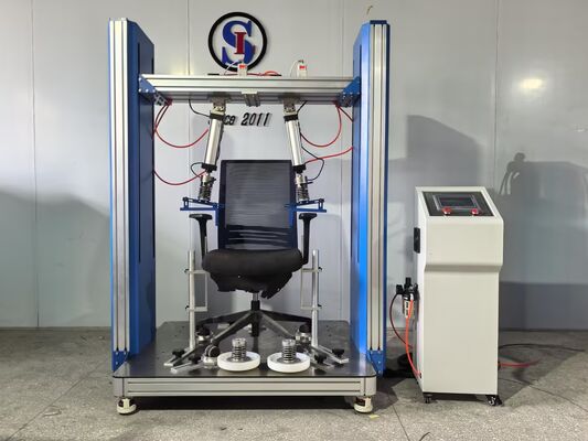 ভালো দাম PLC BIFMA X5.1 চেয়ার আর্ম এবং লেগ পরীক্ষক স্ট্যাটিক টেস্ট মেশিন ক্লান্তি টেস্ট মেশিন অনলাইন
